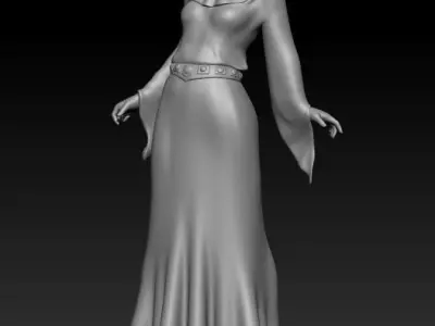 Princess Leia 3D print model