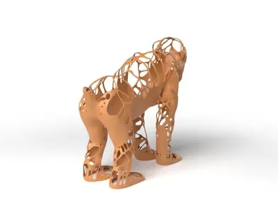 Monkey Dust Voronoi Low-poly 3D model