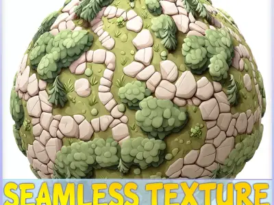 Stylized Ground Seamless Texture Texture 7