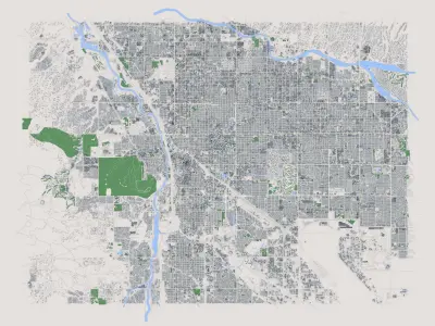Tucson City Arizona 3D model