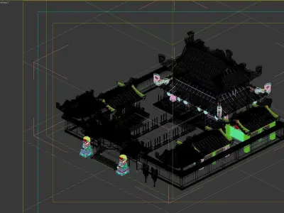 Ancient Architecture 3D model 13