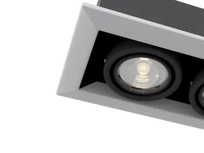 Downlight Metal Modern DL008-2-02-W Maytoni Technical Free 3D model