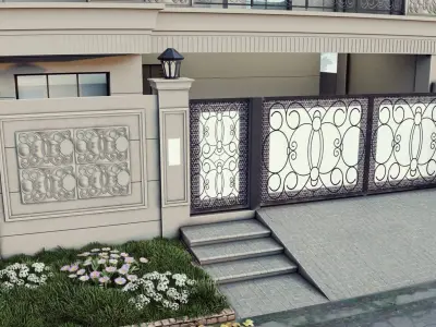 Ten Marla Modern House 3D model