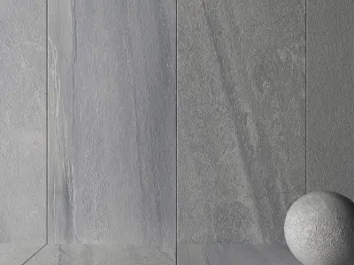 Stone Wall Tiles Santorini Ice 120x270 Set 3 Texture