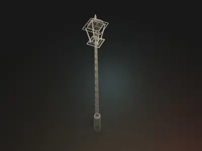 Street Lamp 3D model 8