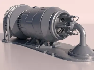 Sci-fi OilTank for 3Dprint 3D print model