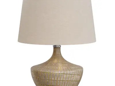 Loraine Ceramic Table Lamp By Arhaus 3D model
