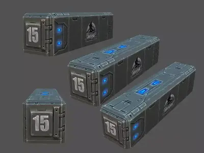 Machinery - container 3D model