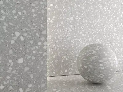 Terrazzo Material and Tile - Set 02 Texture