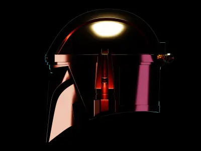 Mandalorian Helmet - Star Wars 3D model