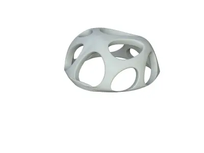 SciFi Cube Object No 47583 Low Poly Shape Low-poly 3D model