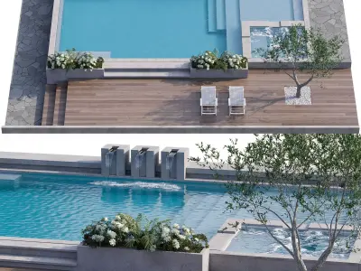 Pool 25 3D model