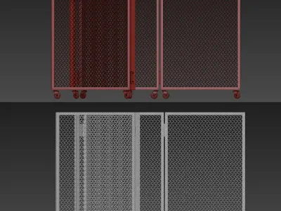 Screen metal 3D model