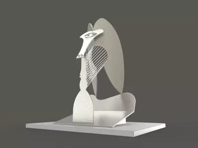 The Chicago Picasso - printable 3D model