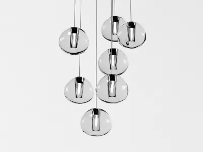 Terzani Mezu Hanging Lamp 3D model