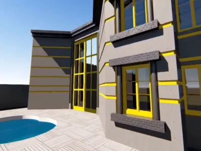 Dubai Most Luxurious Mansion model 3D model