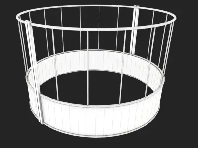 Ring Feeder Low-poly 3D model