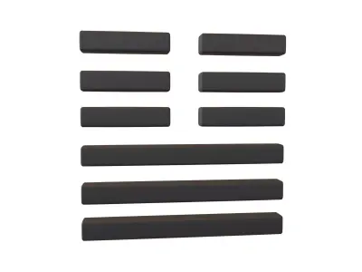 I Ching Hexagrams 11 pi v1 001 Low-poly 3D model