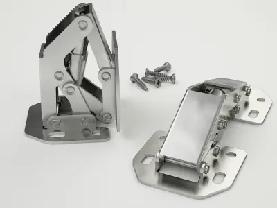Hinge stainless steel door hinges 3D model