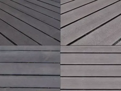 2 Wooden Board set  3D model