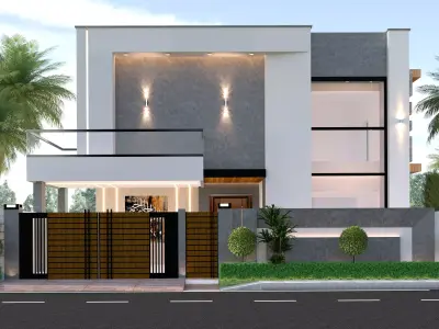 Residentil project exterior 3D model