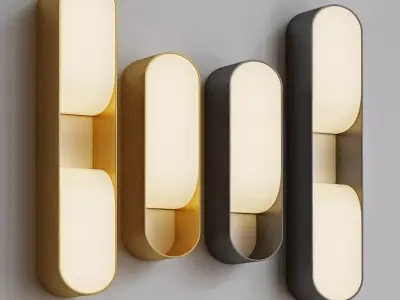 Loop Wall Sconce  Low-poly 3D model