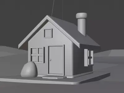 house  Free low-poly 3D model
