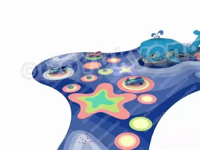 Whale  Playground 3D model