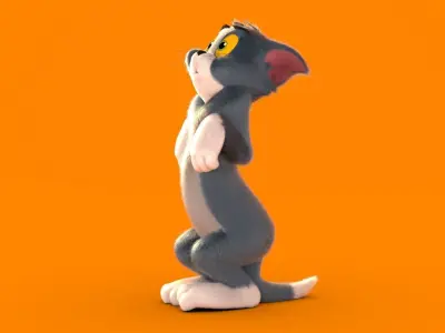 Tom Free Rigged  Free High-poly 3D model  Texture