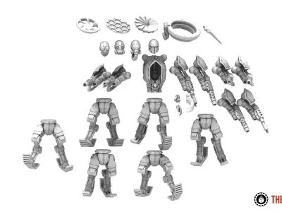 Dark Techno - Vespaxii MK2 3D print model