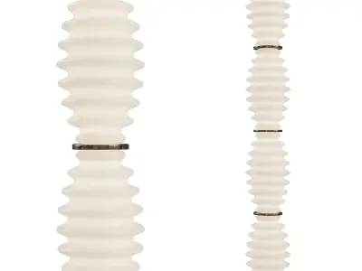 Grand Collier Floor Lamp 3D Model 3D model