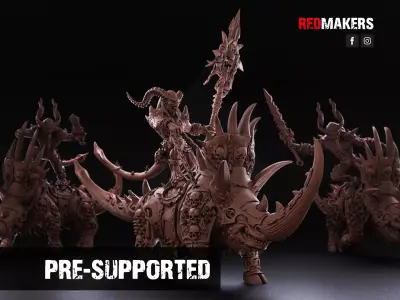 Bloodthirsty Riders - Demons 3D print model