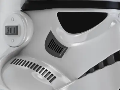 StormTrooper Helmet Low-poly 3D model