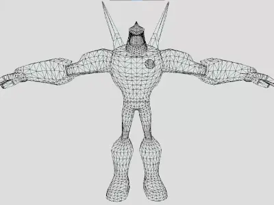 Diamondhead - DNA sample of a Petrosapien - Ben 10 Omniverse Low-poly 3D model