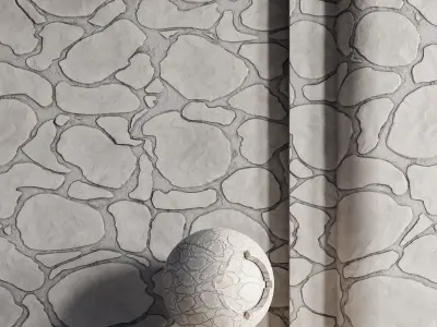 H94 Stone Field - PBR - 4K - Seamless Texture