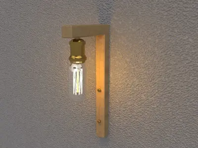 Wall Lamp 3D model 8