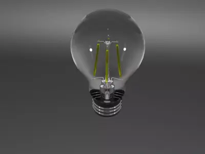 3D light bulb model Low-poly 3D model