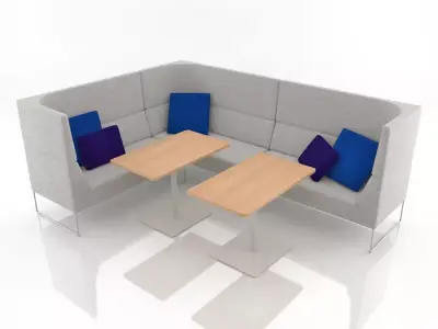 Mason High Back Set 3 3D model