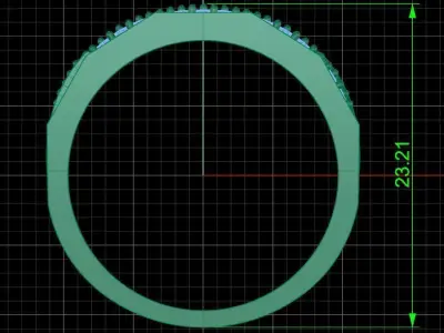 Jewelry ring 325 3D print model purchase