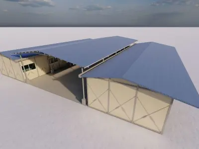 Warehouse-Warehouse Building 3D model