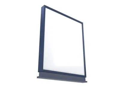 Advertising Display LCD Mockup v7 003 Low-poly 3D model