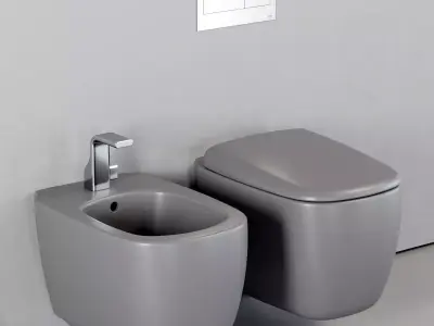 Ceramica Flaminia Mono Wall-Hung WC Low-poly 3D model