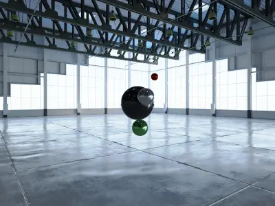 HDRI - Warehouse Interior 4 v2 Texture