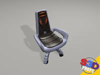scifi chair 3D model