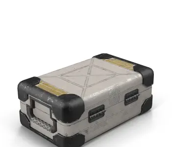 SCI FI Case Low-poly 3D model