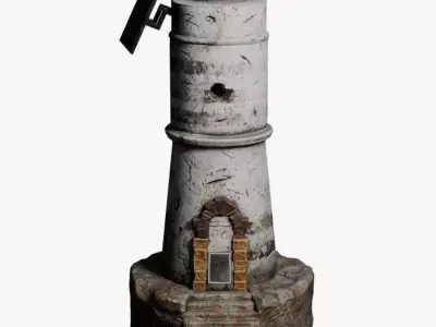 Lighthouse 3D model 7
