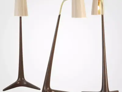 Vladimir Kagan 2080 Cygnet Floor Lamp 3D model