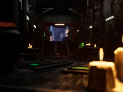 Warhammer Inspired Set Dressing Kit - 30 plus Props Low-poly 3D model