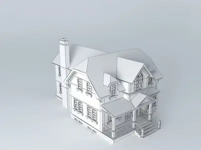 Victorian House Free 3D model