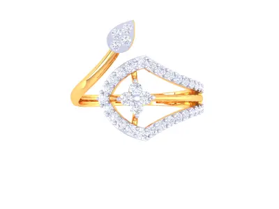 Women Ring MTL 3dm STL OBJ FBX Details 3D print model 9